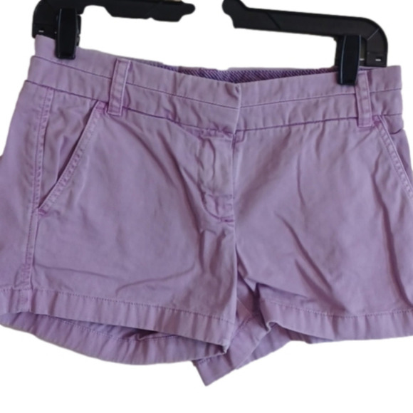 J.CREW lavender colored Chino shorts by Size 0. Great Summer  shorts! - Picture 1 of 7